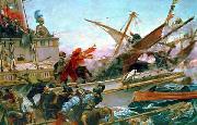 Juan Luna The Battle of Lepanto USA oil painting artist